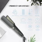 Load image into Gallery viewer, KOORATIN Professional Titanium Flat Iron 480°F LCD Straightener 360° Cord